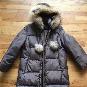 Via spiga winter coat with fur